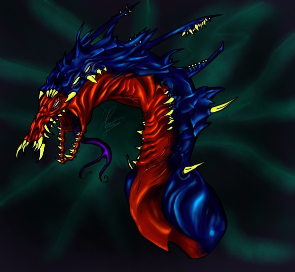 dragon omen bust