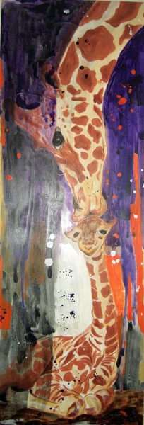 Giraffe Kiss