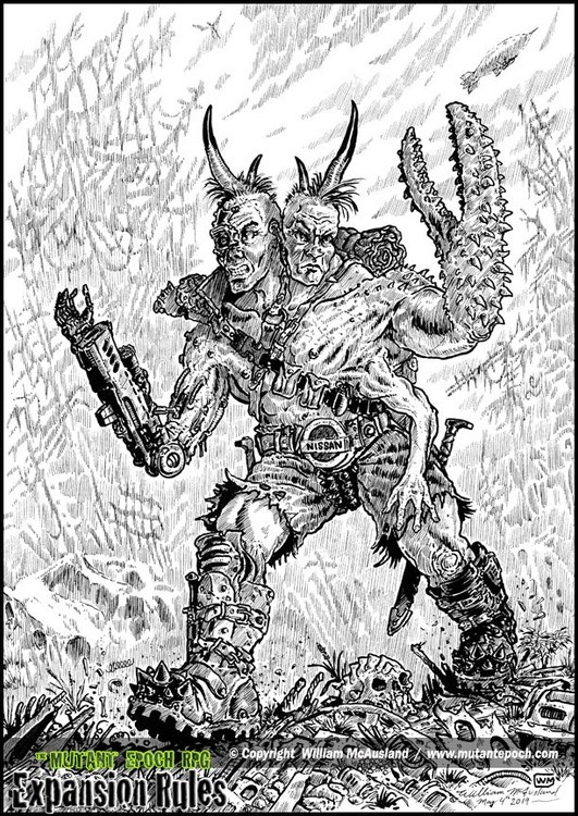 Two Headed Mutant-Cyborg Hybrid or Mutorg