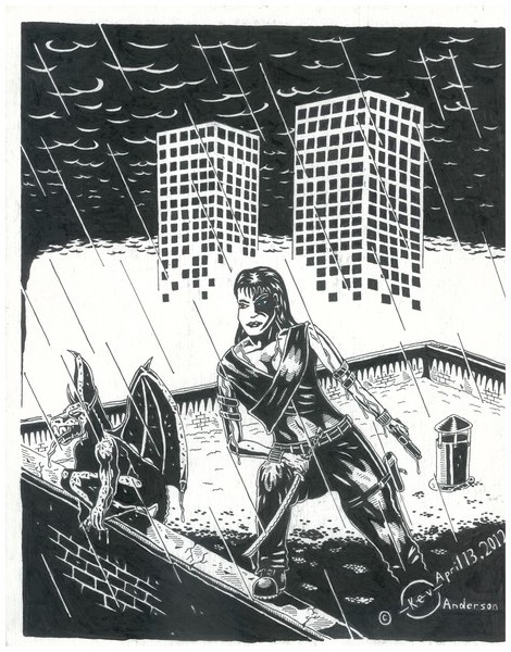 Woman Overlooking