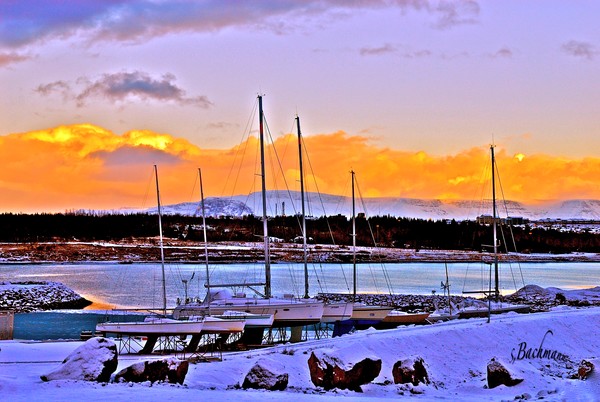 Too cold for sailing yachts !