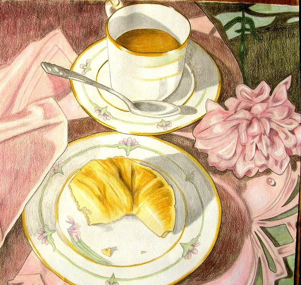Croissant Still Life