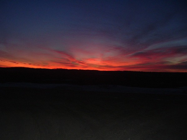 Manitoba Sunrise March 30th 6:32am