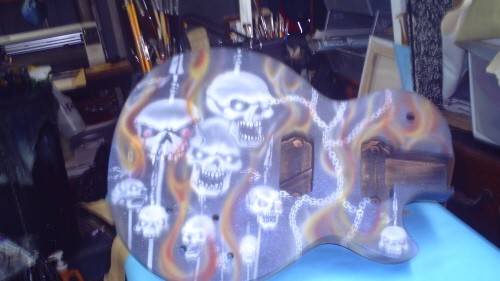 Les Paul w/Skulls