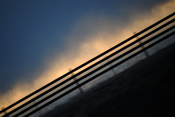 Fence at Sunset