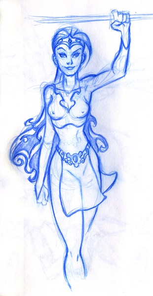 Porcelina of the Vast Oceans: Sketch