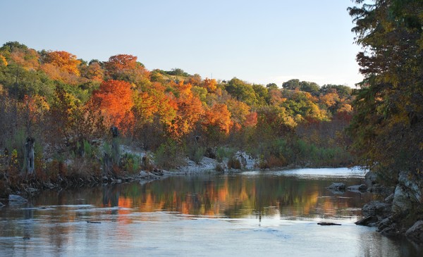 Fall Colors on the Pedernales