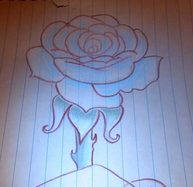 blue rose