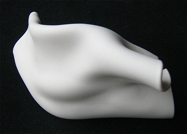 Organic abstraction in porcelain