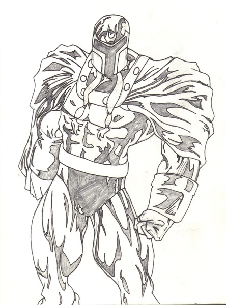 Magneto comic art