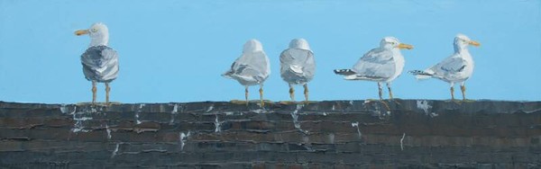 Gulls on a Rooftop