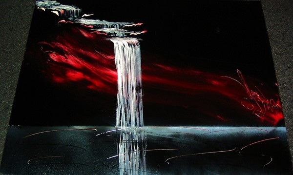 GNU red falls