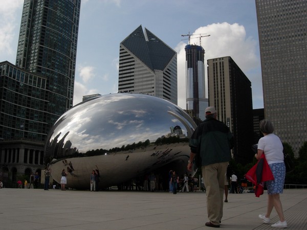 A view of Chicago Millennium Park