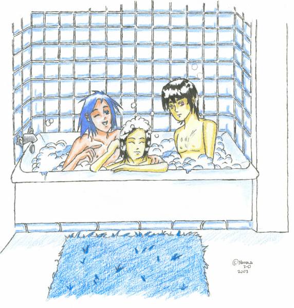 Bath Party in Colour