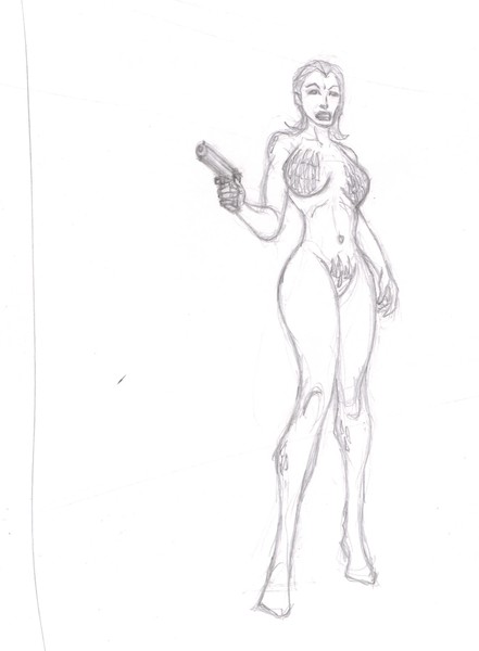 mystique(rough rough sketch)