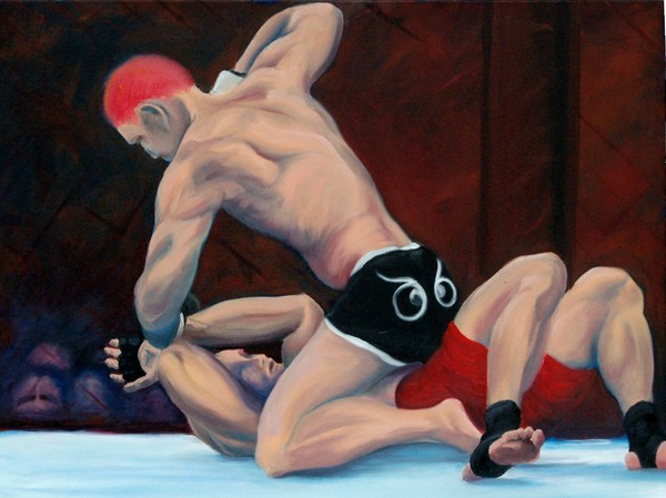 MMA fight