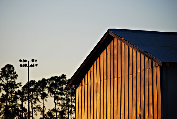 Sunset barn