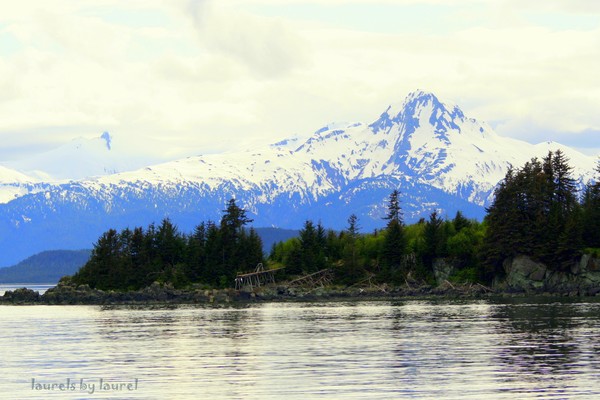 Snow-capped Mountain near Juneau
