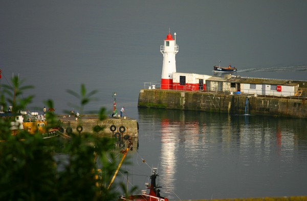 Newlyn Harbour Lighthouse, Cornwall, England