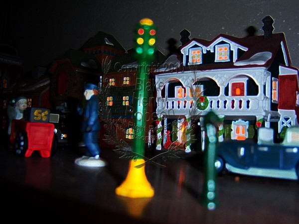 Department 56 Christmas Village Digital Art
