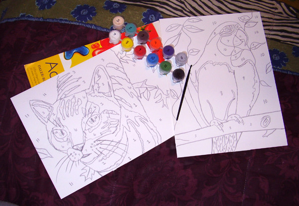 Custom Paint by Numbers pages