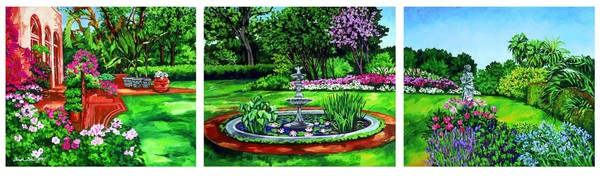 Guran Gardens Triptych