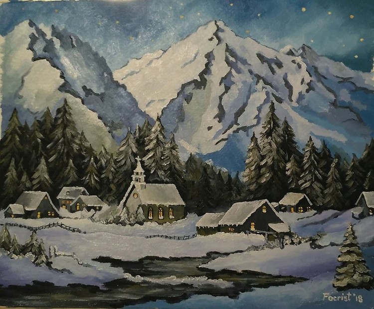 Blue winter