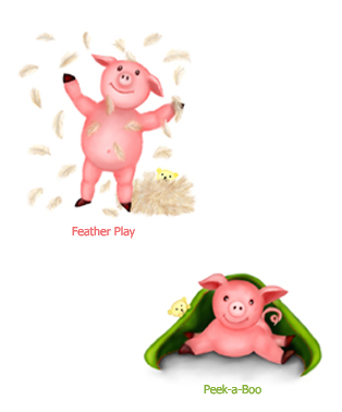 Piggy playing