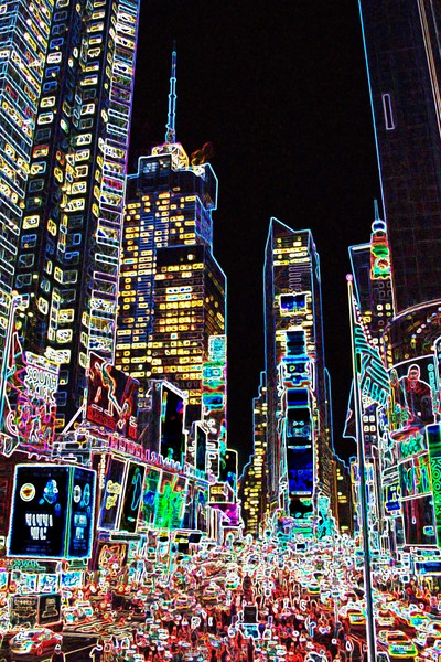 Times Square Glow