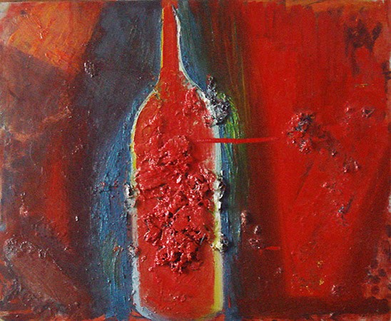 Red bottle