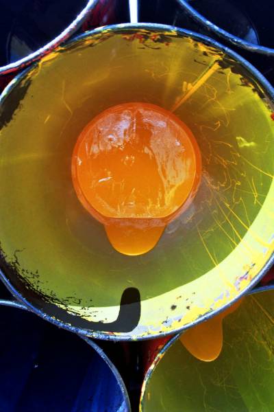 abstract in a drum