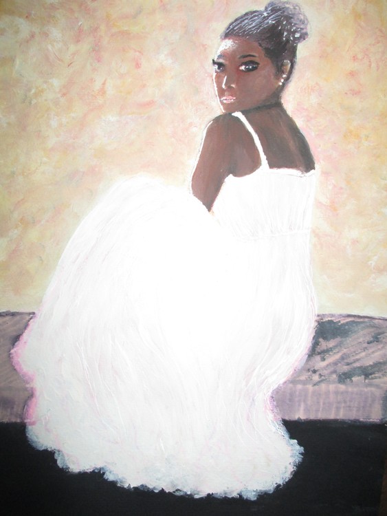 a beautiful lady