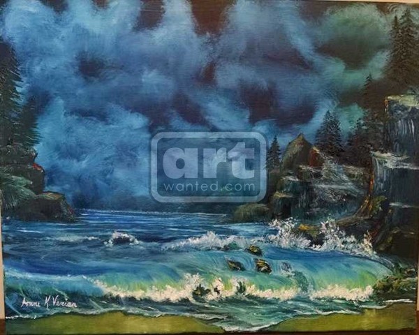 seascape stormy seas