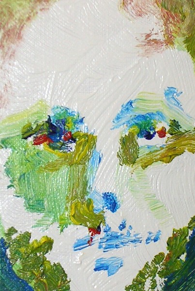 Portrait Head Man Oil B7 Original by S Branching A