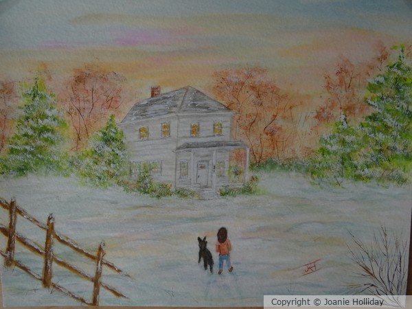 COMING HOME-WATERCOLOR