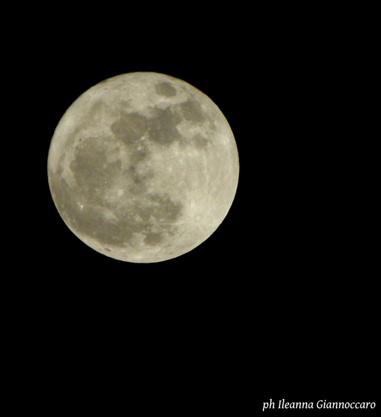 The moon..