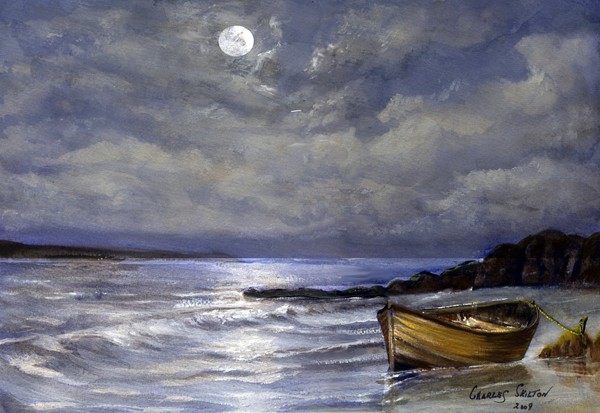 seascape moonboat