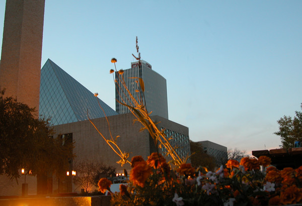 Dusk at City Hall Edmonton