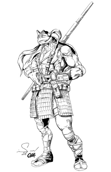 Donatello larger view inks