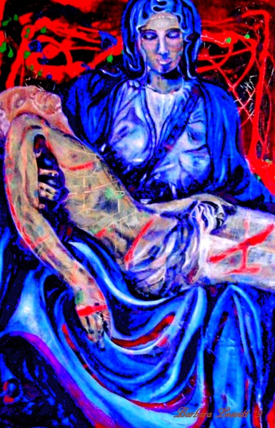 Red and Blue Pieta