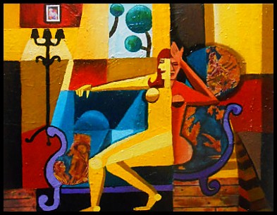 Woman On A Couch