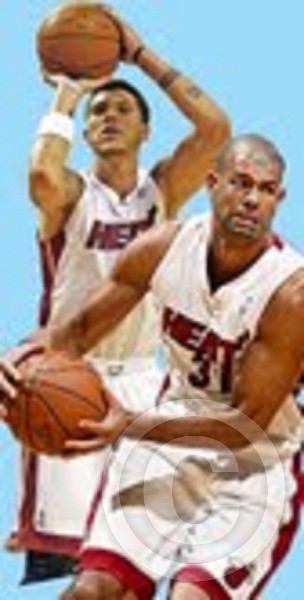 MIAMI HEAT 2013 SHANE BATTIER & MIKE MILLER BY DON