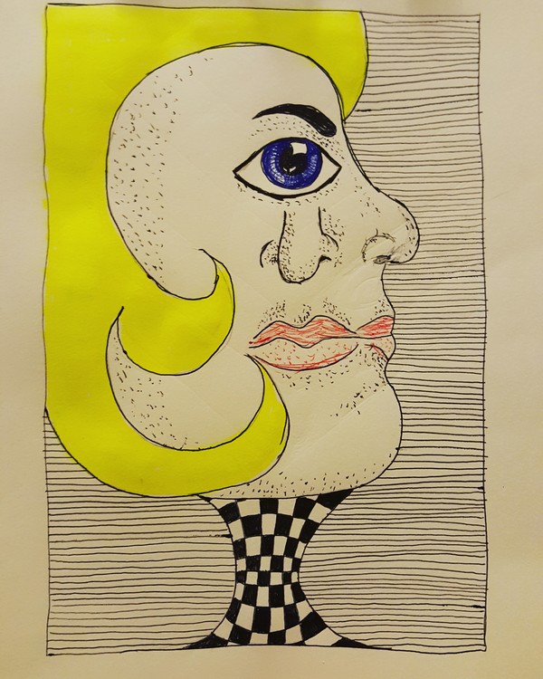 Cubist study triadic #1