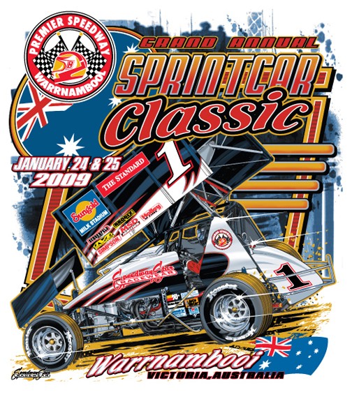 AUSTRALIAN SPRINT CAR CLASSIC BACK