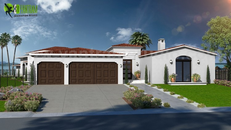 3D Modern House architectural modeling firm Brisbane, Australia