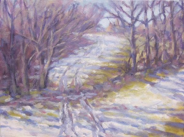 receding snow