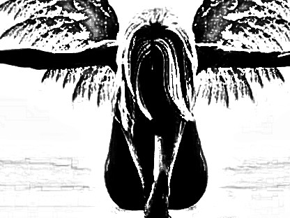 Angel waiting