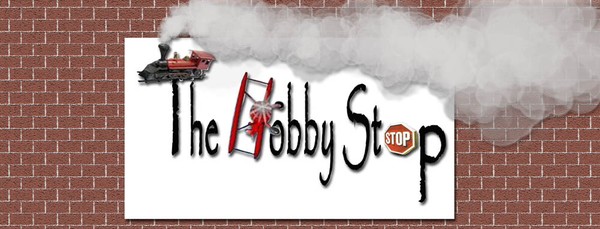 The Hobby Stop logo sample