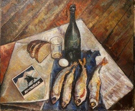 Soviet Artist Set Still Life