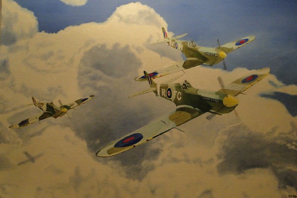 Spitfires in the Clouds